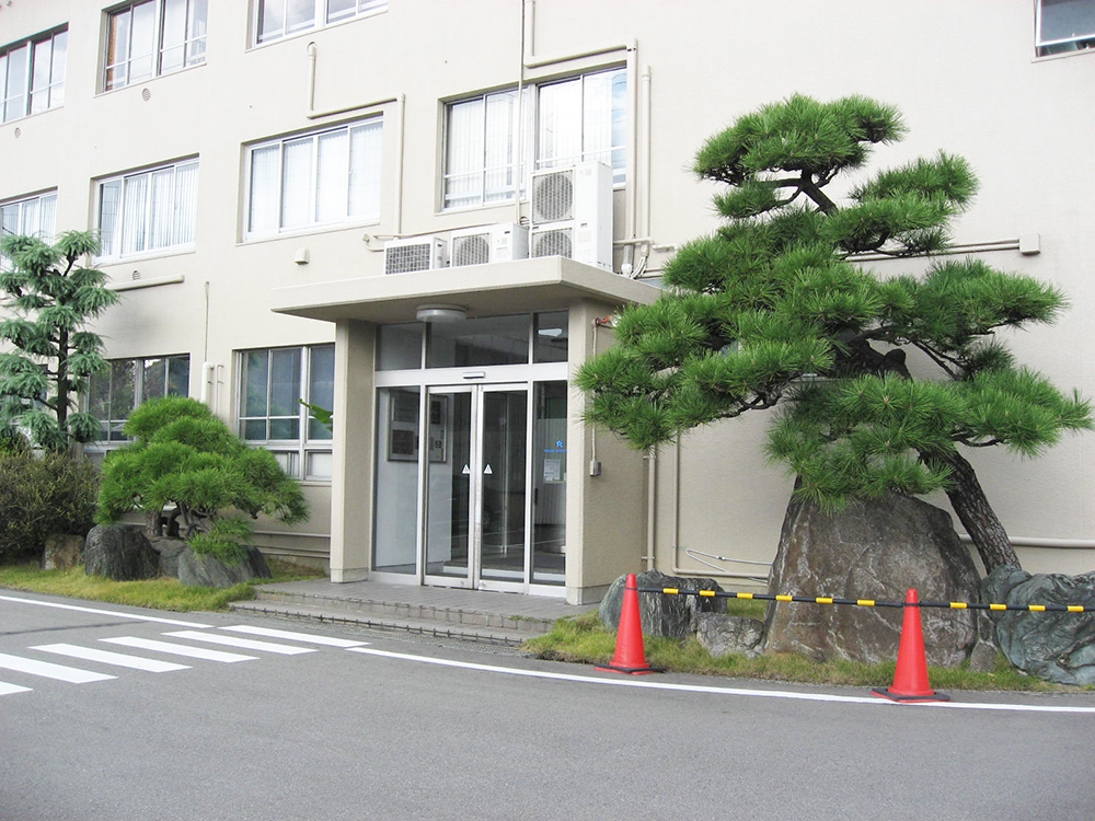 工場 剪定前